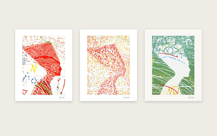 Nefertiti in Warm Tones · Three